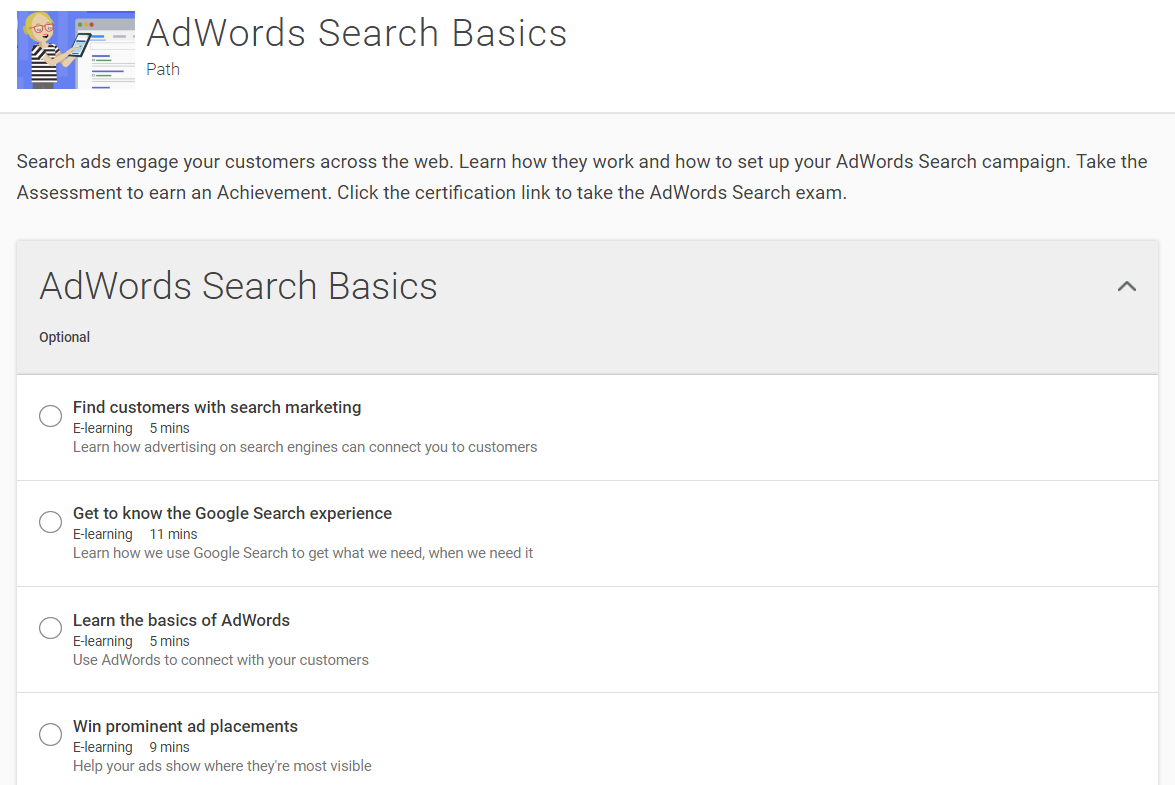 Image Google Adwords Search Basics