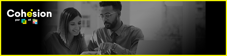 Bandeau Cohésion Sans Rectangle Jaune