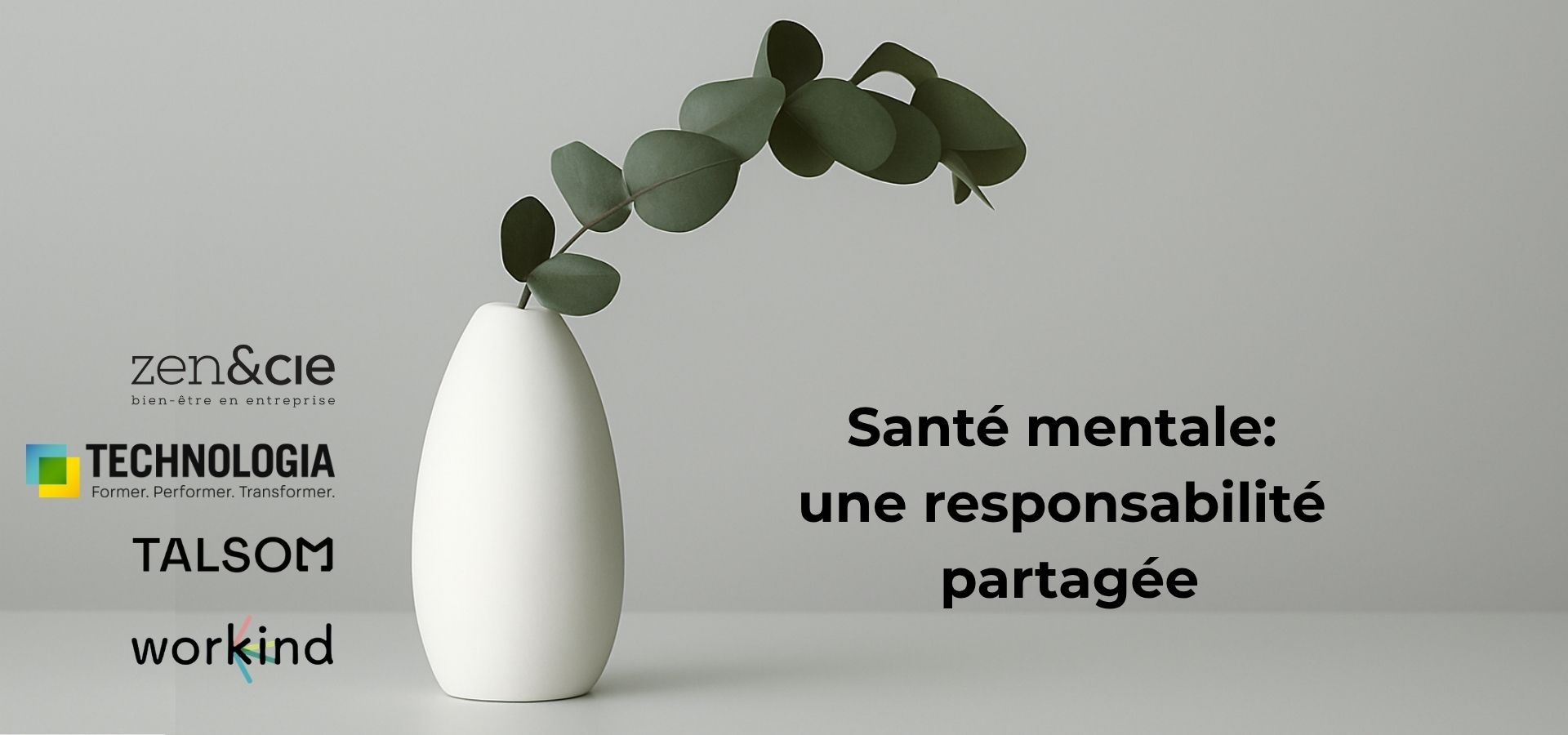 Évènement Santé mentale une responsabilité partagée - bannière