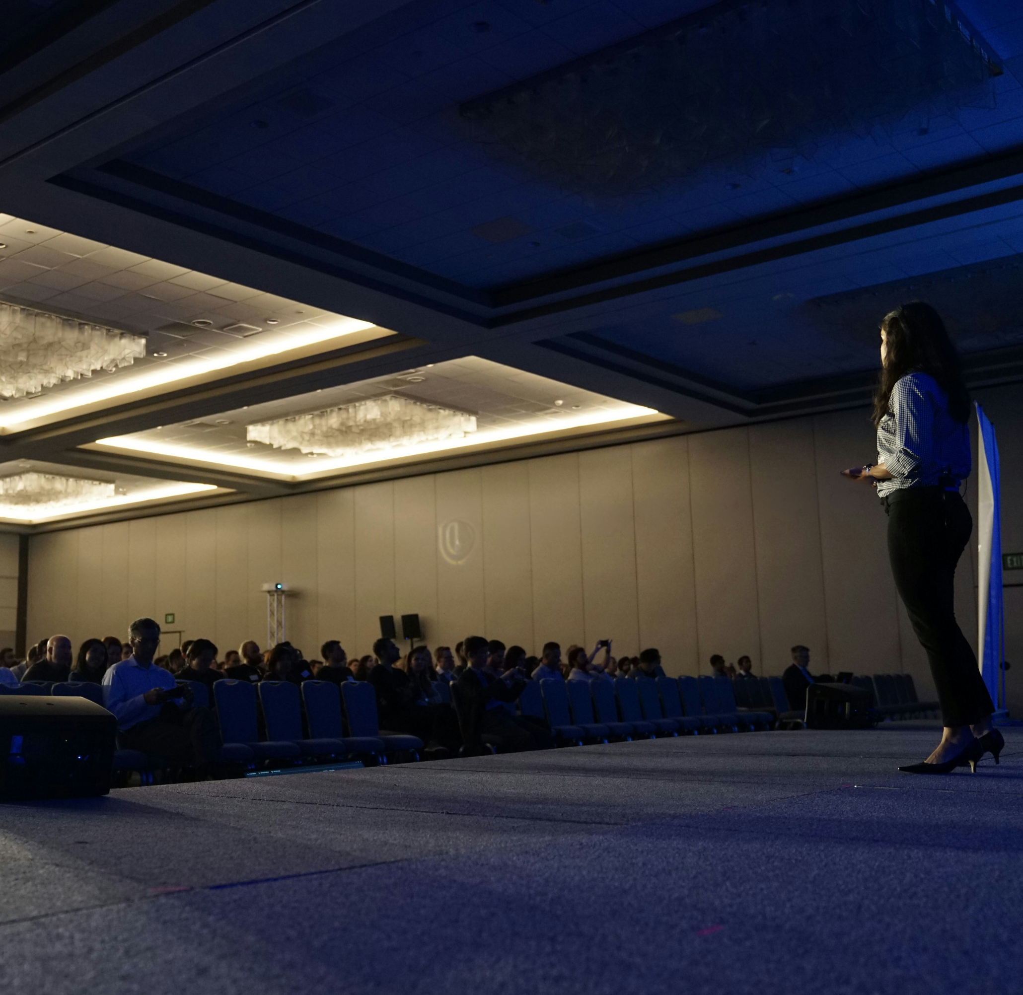 Speaking in public with confidence