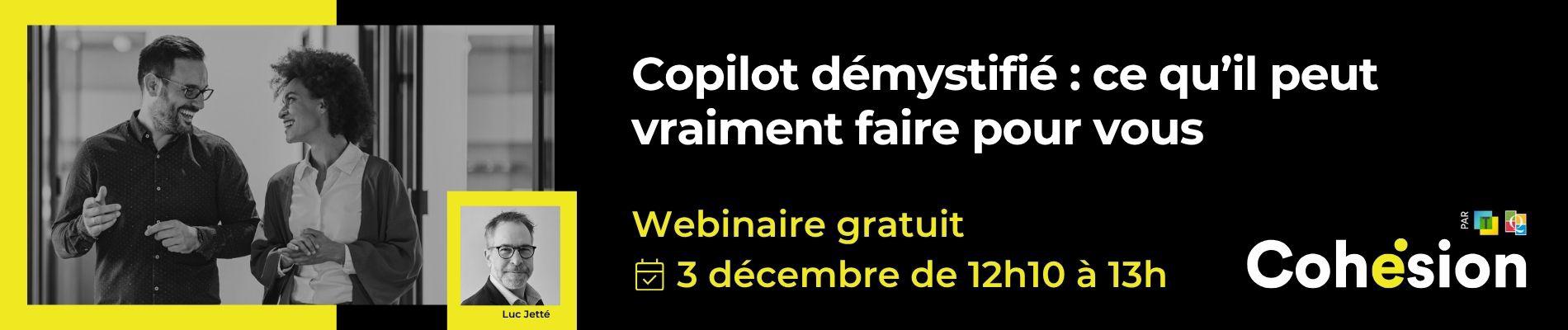 Webinaire Copilot démystifié : ce qu’il peut vraiment faire pour vous | Technologia
