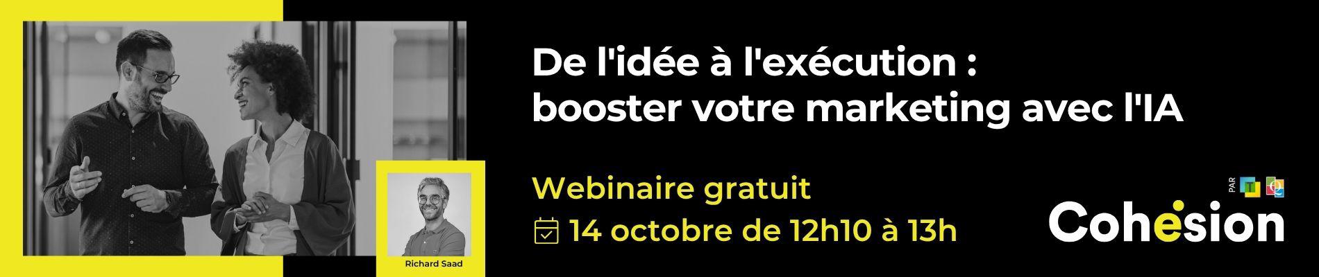 Webinaire 10 astuces pour booster votre marketing avec l'IA